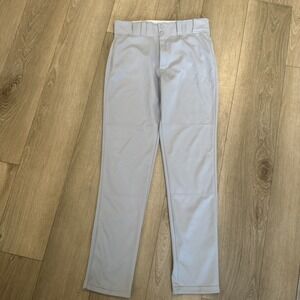 Easton Adult Baseball Pants Gray Snap Closure Medium 32"-34" NWT